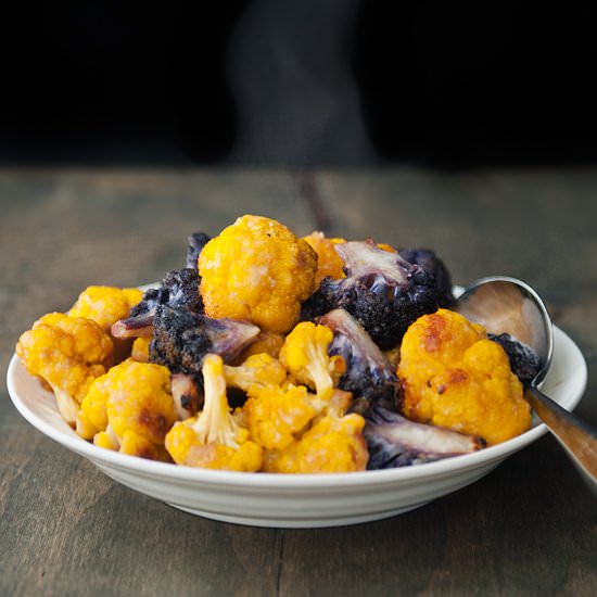Miso Roasted Cauliflower