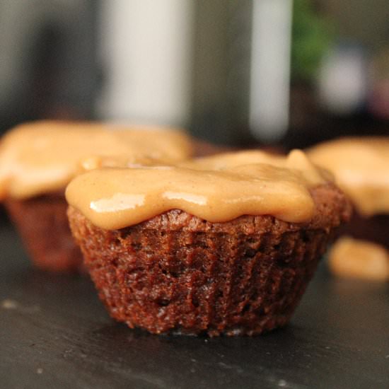 Double Peanut Butter Mini Muffins