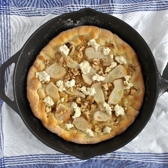 Pear & Caramelized Onion Flatbread