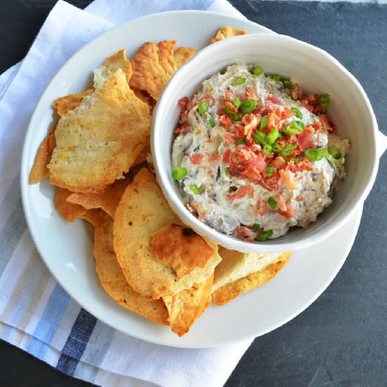 Mushroom and Bacon Dip