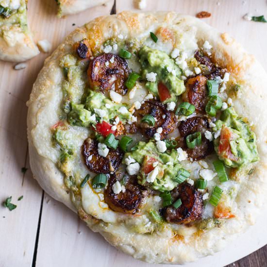 Chipotle Cajun Shrimp Pizza