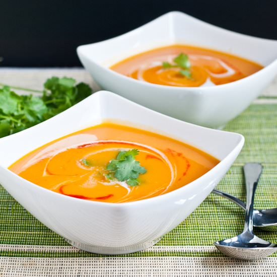 Spicy Sweet Potato Soup