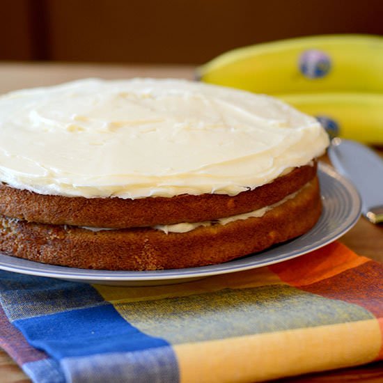 Banana Cake Cream Cheese Frosting