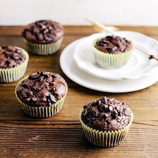 Triple Chocolate Muffins