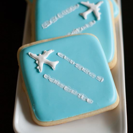 Jet Trail / Contrail Cookies