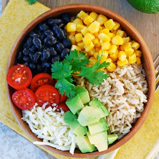Vegetarian Burrito Bowls