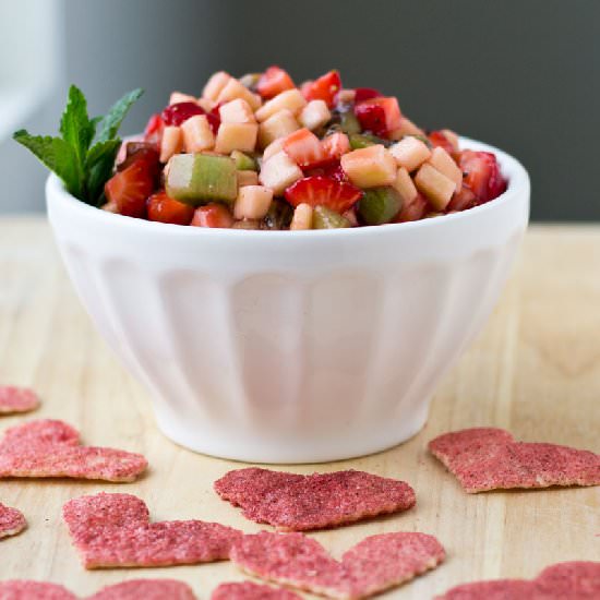Fruit Salsa with Cinnamon Chips