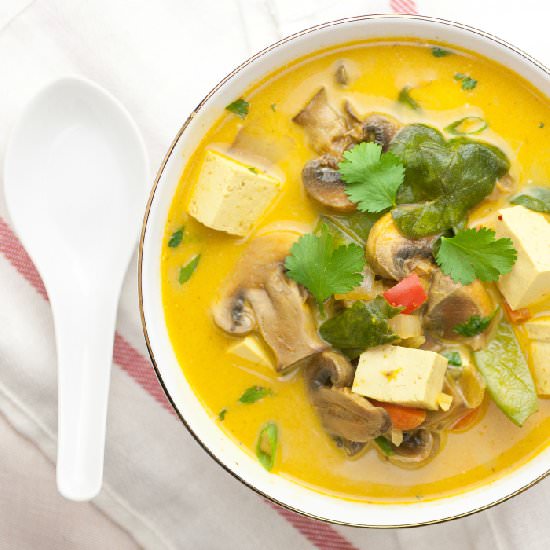 Thai Coconut Curry Soup