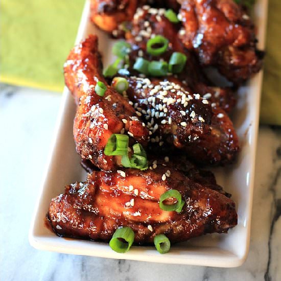 Baked Asian Chicken Wings