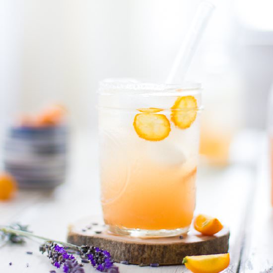 Lavender Kumquat Shrub