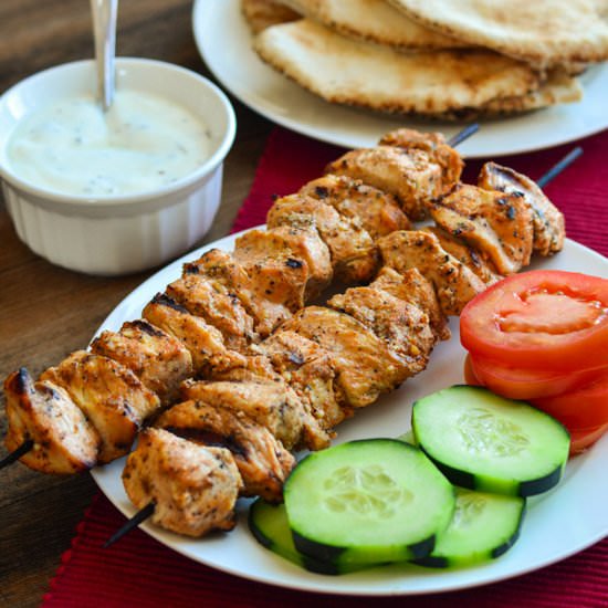 Lebanese Shish Taouk (Tawook)