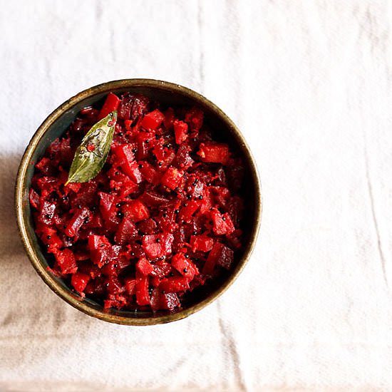 Beetroot carrot poriyal