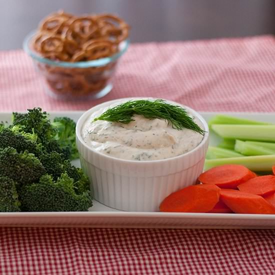 Lightened Dill Dip
