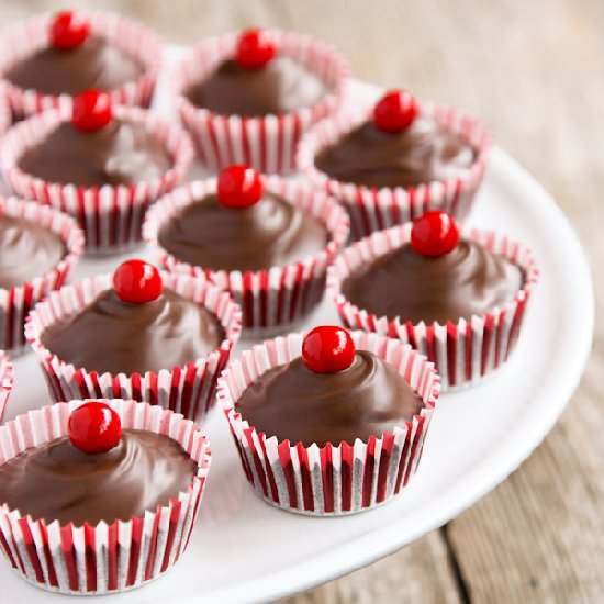 Chocolate Cherry Candy Cups