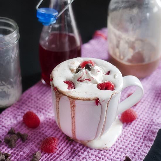 Raspberry Hot Chocolate
