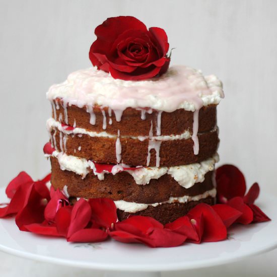 Rosewater Raspberry Teacake