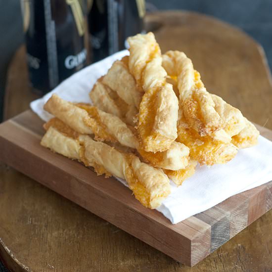 Puff Pastry Cheese Straws