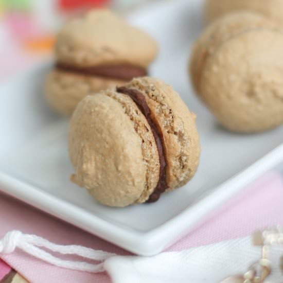Mini Mocha Macarons