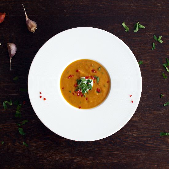 Twisted Sweet Potato Soup