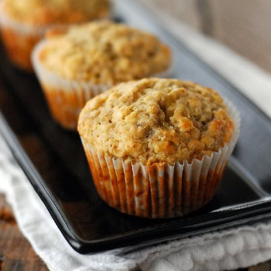 Banana Oat Muffins