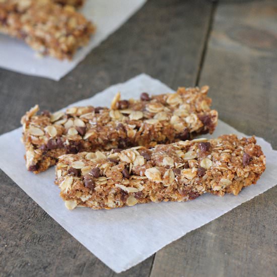 Chewy Coconut Granola Bars