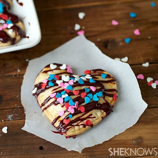 Mini Chocolate Pie Hearts