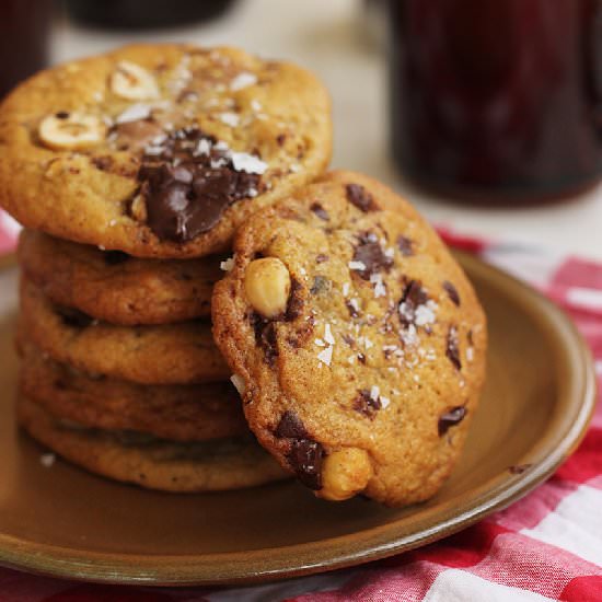 Hazelnut and Chocolate Cookies