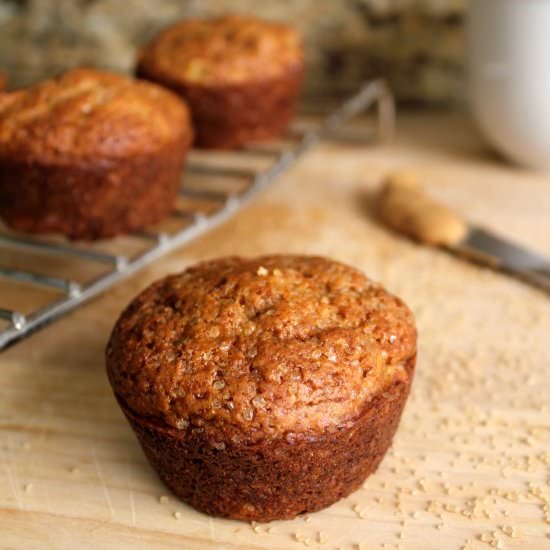 Peanut Butter Banana Muffins (GF)