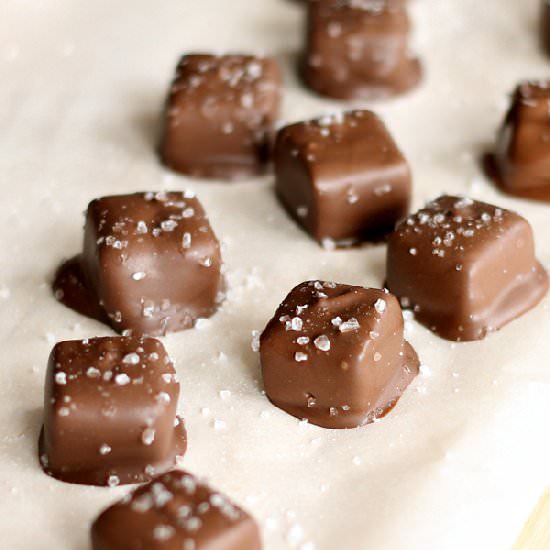 Salted Chocolate Caramels