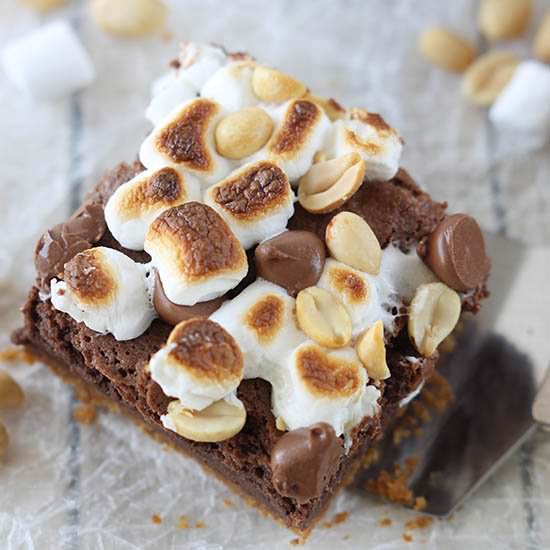 Rocky Road S’mores Bars