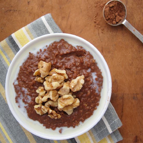 Sweet Potato Fudge Oatmeal