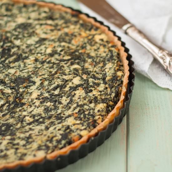 Quiche with Salmon and Spinach