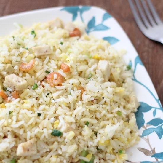 Vietnamese Fried Rice with Ham