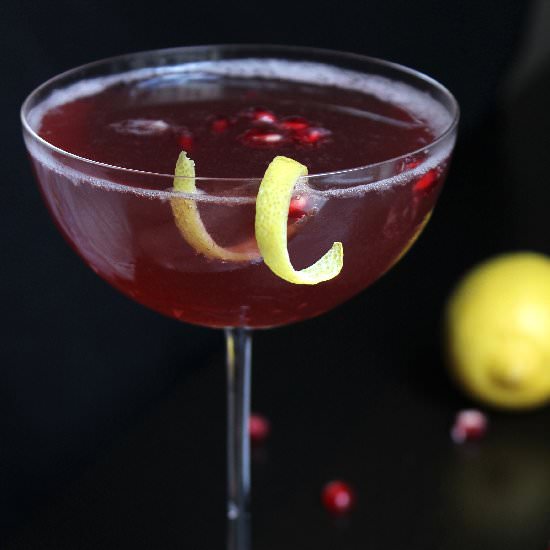 Pomegranate French 75