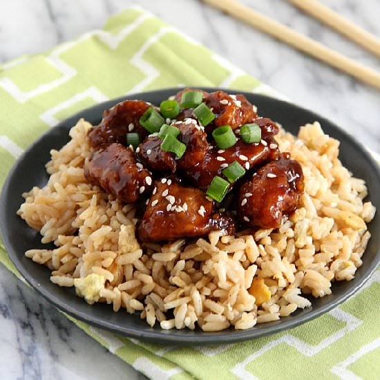 Lightened Up General Tso’s Chicken