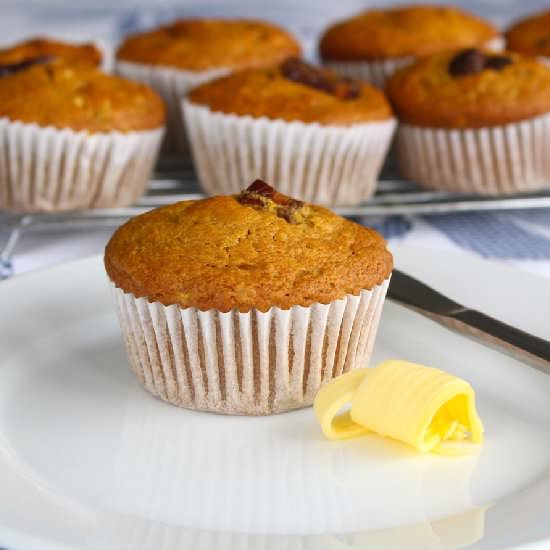 Date & Orange Spelt Muffins