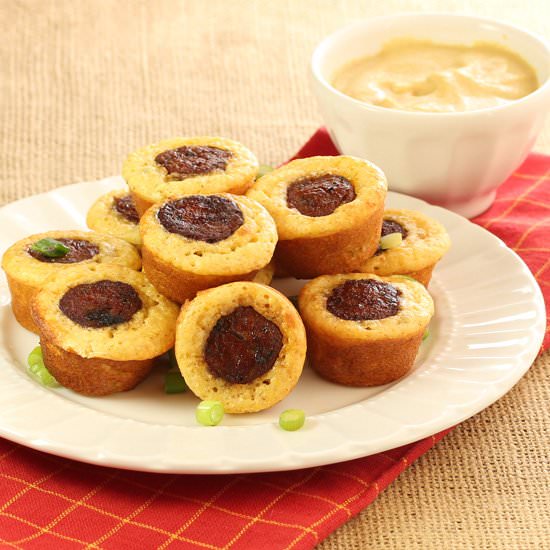 Mini Chorizo Corn Muffins