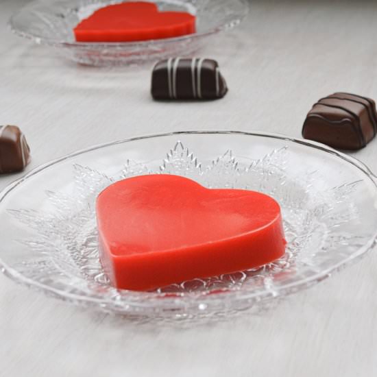 Valentine Jello Hearts