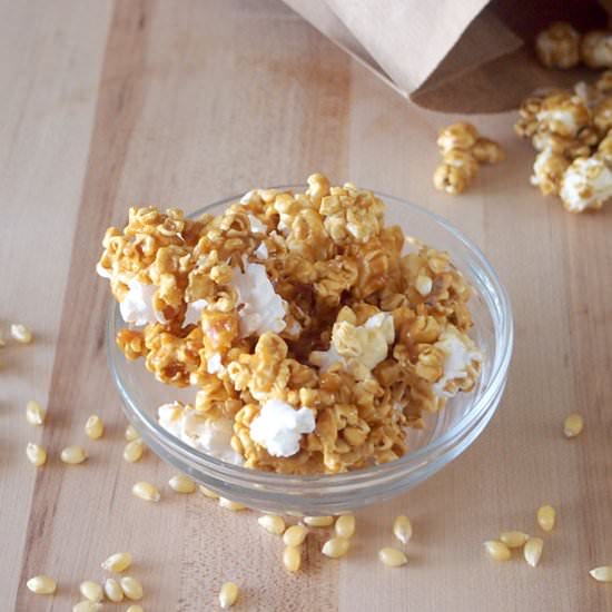 Microwave Caramel Popcorn