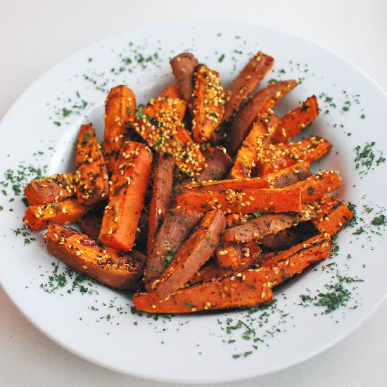 Sea Salt Sesame Sweet Potato Fries