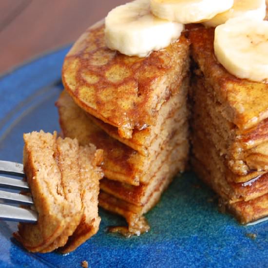 Healthy Pumpkin Pancakes