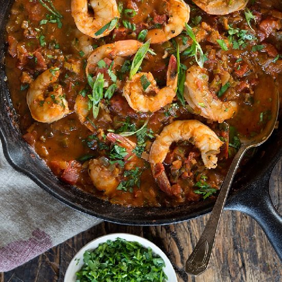 Spicy Creole Shrimp
