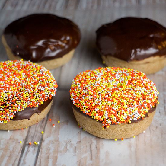 Dandelion Tea Donuts With Chocolate