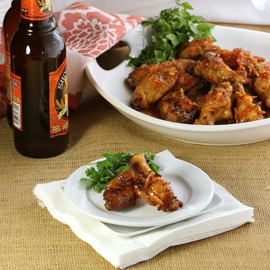 Spicy Orange Marmalade Wings