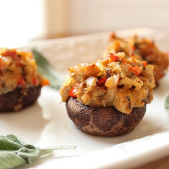 Crab Stuffed Mushrooms
