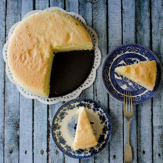 Japanese Chiffon Cheesecake