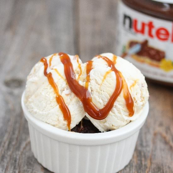 Single Serving Nutella Brownie
