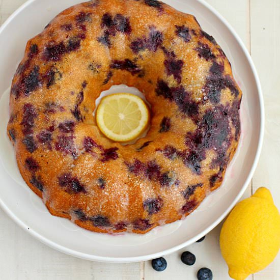 Lemon Blueberry Bundt Cake
