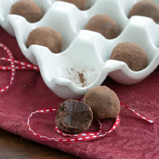Chocolate Balsamic Truffles