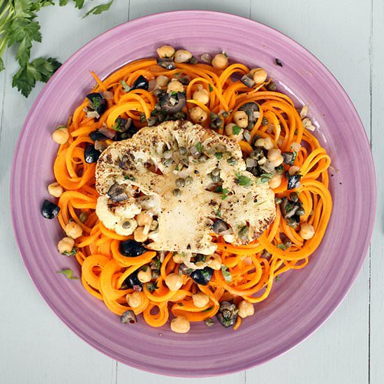 Cauliflower Steak Pasta